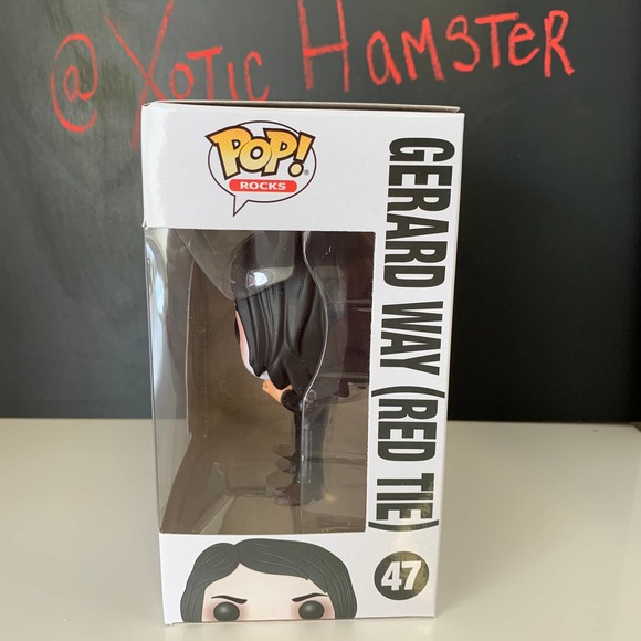 Funko Pop Rocks My Chemical Romance MCR Gerard Way Red Tie Vaulted - Picture 3 of 7